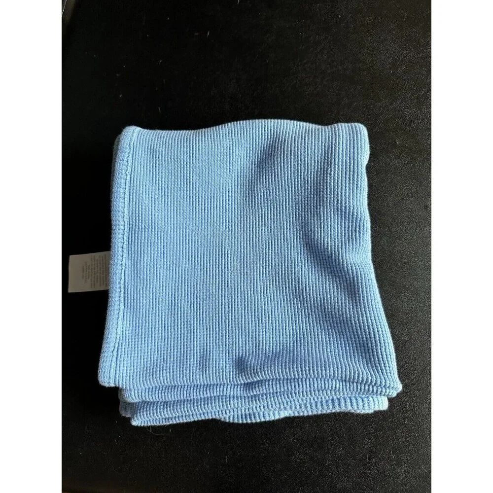 Koala Baby All Star Sports‎ Balls Baby Blanket Blue Waffle Weave Thermal Vtg TRU